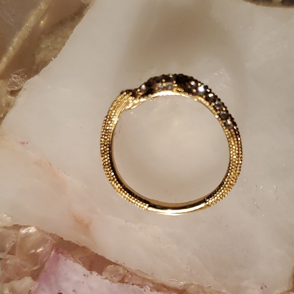Gently loved & rare! CBC pavé lizard ring - Picture 5 of 6